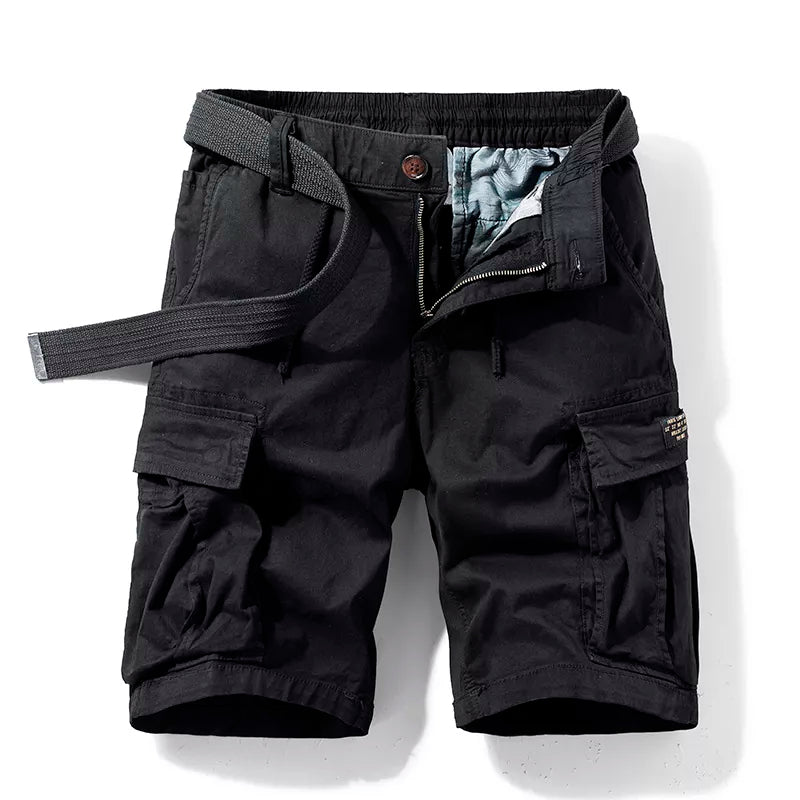 Praktische heren cargoshort, jouw comfortabele korte broek voor warme zomerdagen.