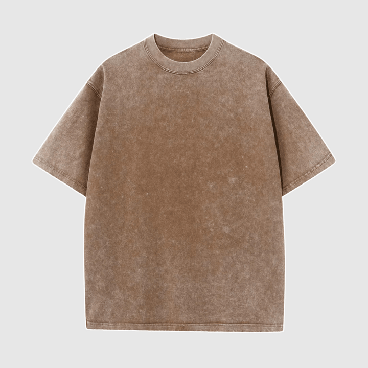 Zacht heren oversized T-shirt in washed stijl. De ultieme streetwear en casual mode toevoeging voor mannen.