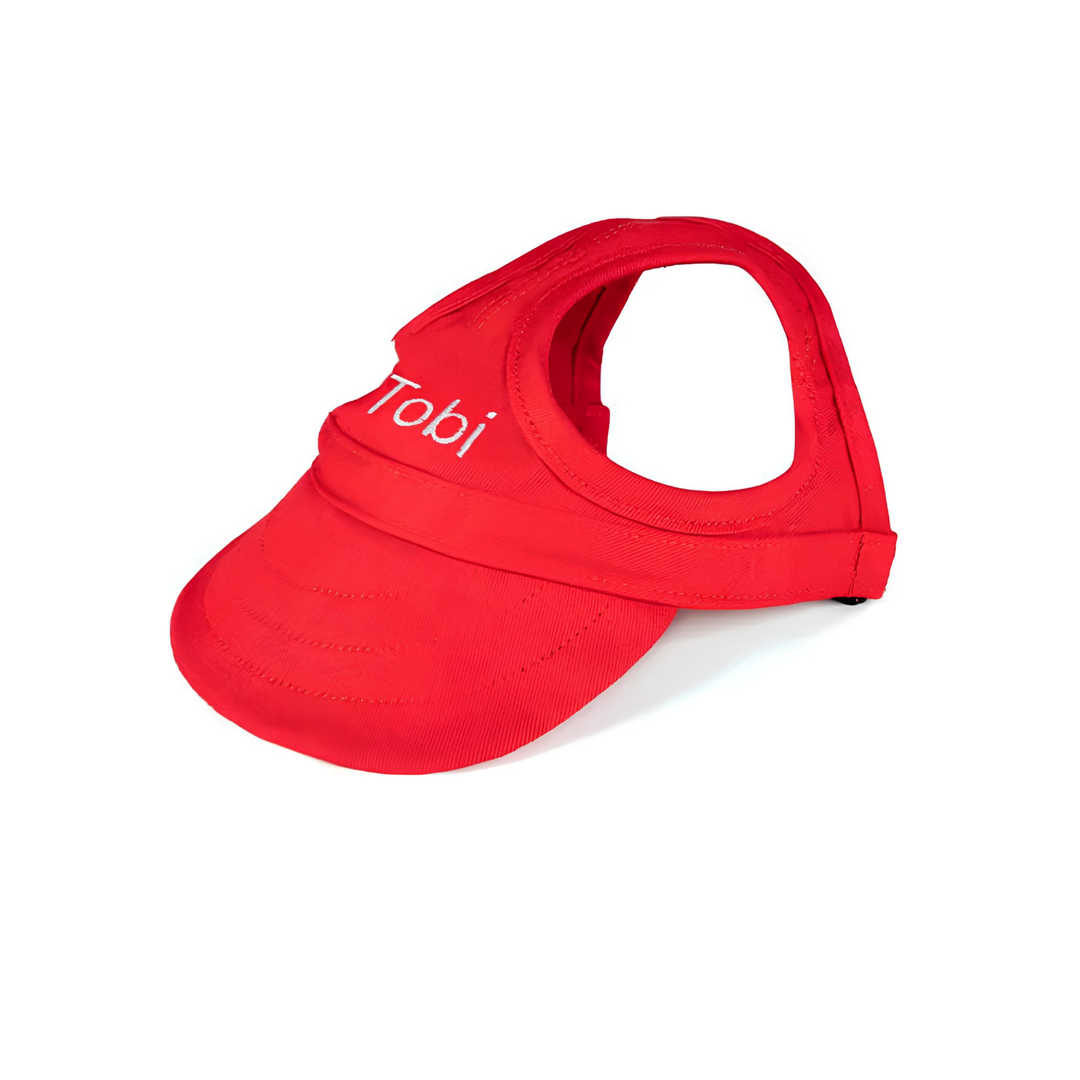 Fashionabele hondenzonnehoed WC2026, biedt optimale UV-bescherming en is een must-have voor hondenkleding.