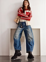 Vintage blauw
