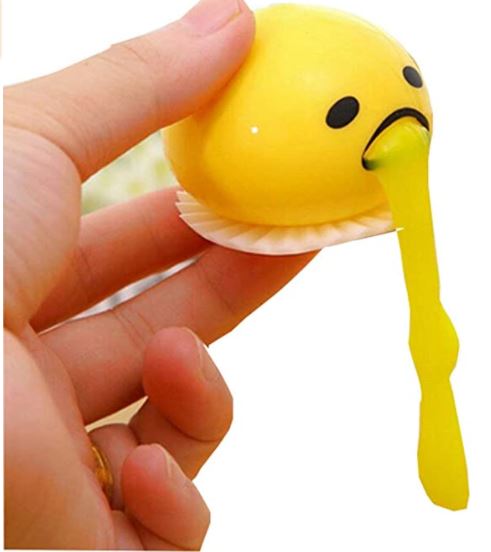Uniek novelty speelgoed: een grappig ei-stressbal ontworpen voor stressverlichting en plezierige ontspanning.
