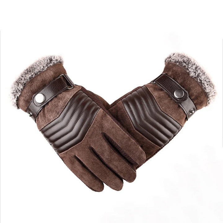 Heren warmte tech handschoenen, zwart, voor touchscreen gebruik in de winter. Ideaal voor koud weer en outdoor.