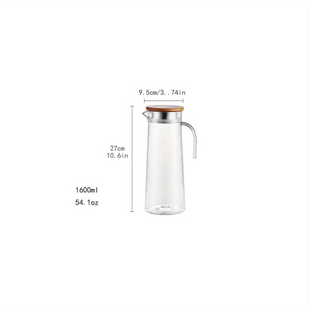 BPA-vrije luxe acryl waterkan met deksel, onbreekbaar en stijlvol, voor gezond en fris drinken buiten.