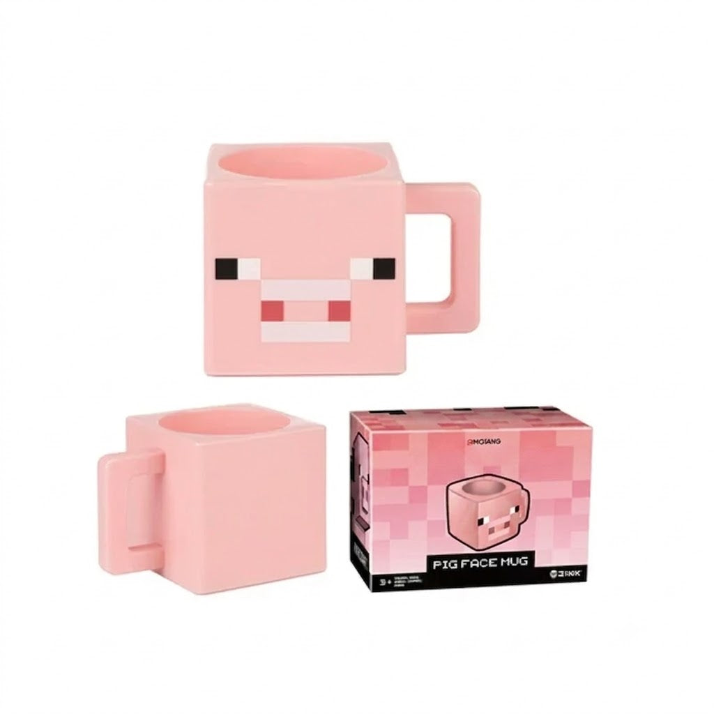 Themamok met uniek bouwblokjes motief, perfect voor koffie of thee. Ideaal voor videospel fans en karakter liefhebbers.
