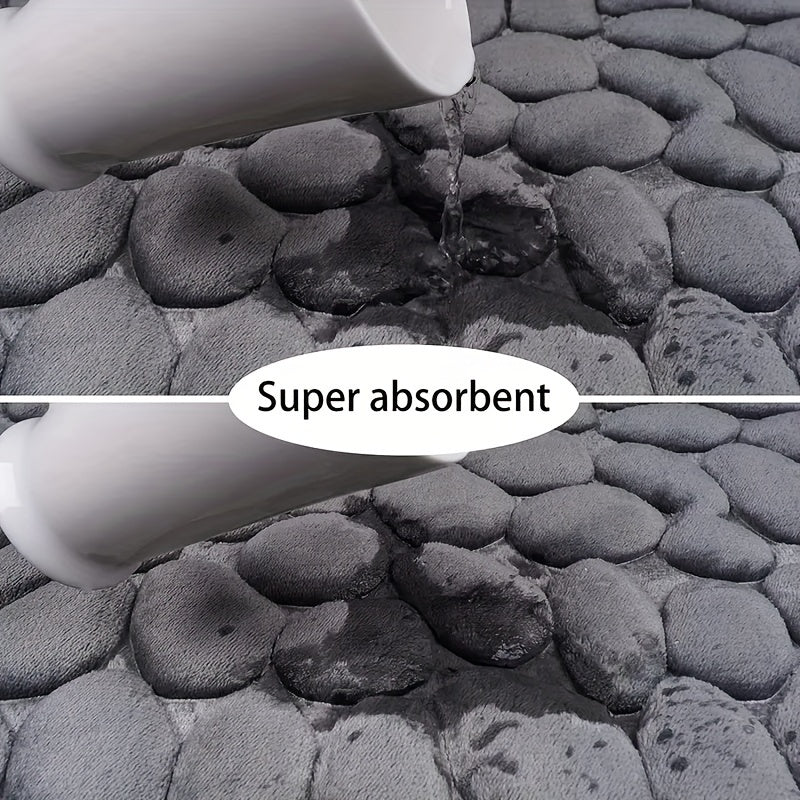 Comfortabele badmat met antislipfunctie; perfect voor elke badkamerinrichting.