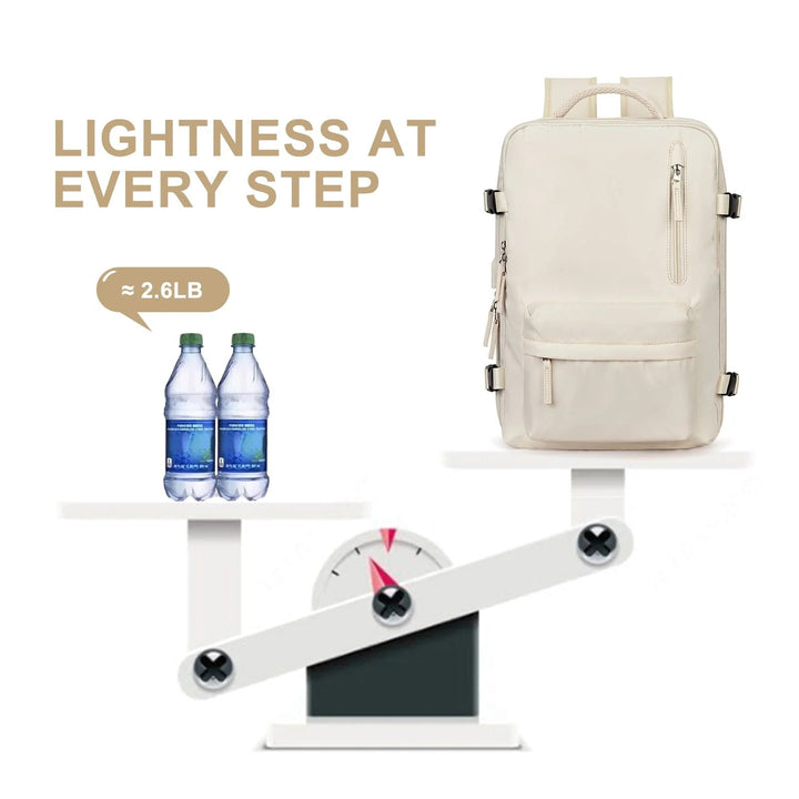 Duurzame unisex reisrugzak, 35L, waterdicht materiaal, perfect voor zakenreizen en citytrips.