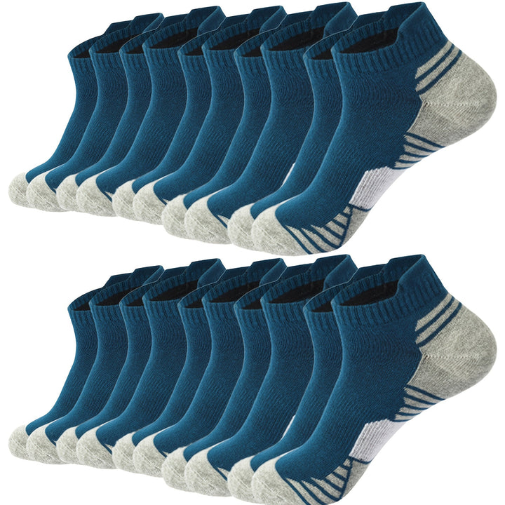 Zachte herensokken set, ademend katoenmix. Perfect voor comfort de hele dag. Duurzaam en veelzijdig.