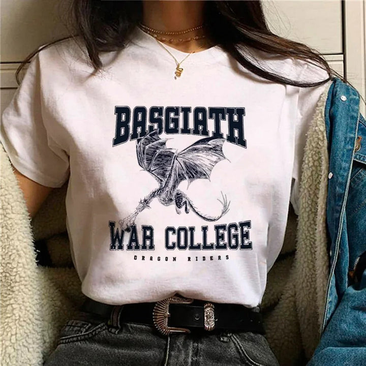 Stijlvol Basgiath War College sweatshirt, een must-have voor Fourth Wing fans. Ideaal als unisex cadeau idee.