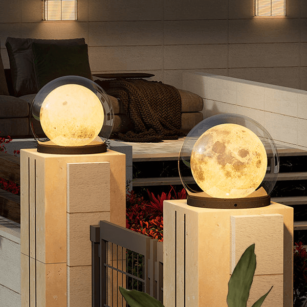 Moderne Buitenlamp - Maanvormig Design