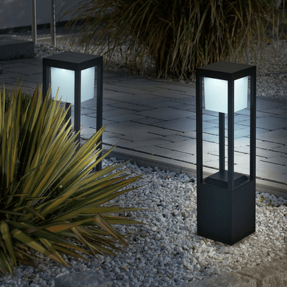 Kubusvormige Buitenlamp op Zonne-energie (60cm)