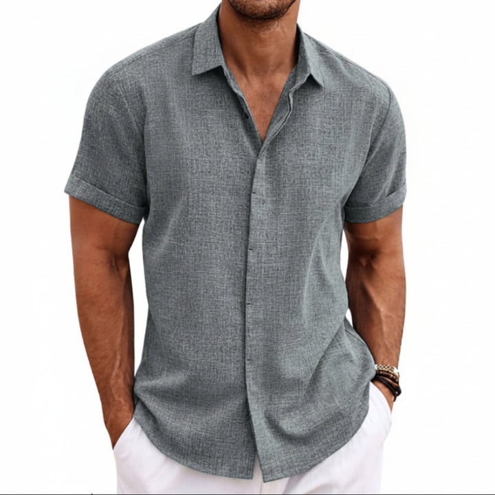 Ademend heren t-shirt met korte mouwen, losse pasvorm, zorgt voor ultiem comfort tijdens de zomer.