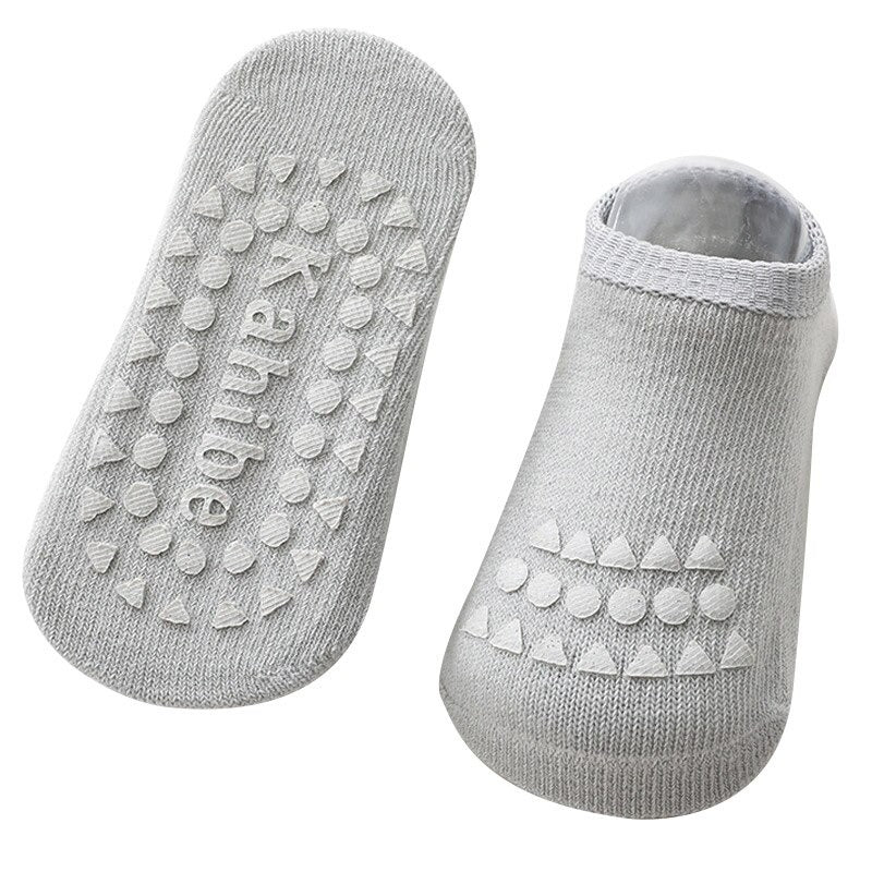 Zachte baby kniebeschermers met anti-slip stippen, ideaal voor comfortabel en veilig kruipen van kinderen.