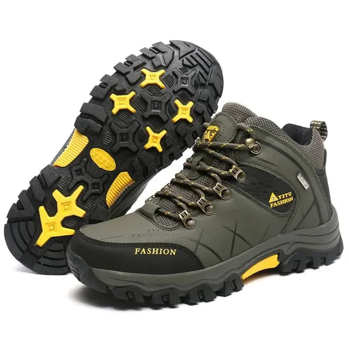 Duurzame heren snowsneakers, waterdicht en warm voor al je outdoor buitensporten.