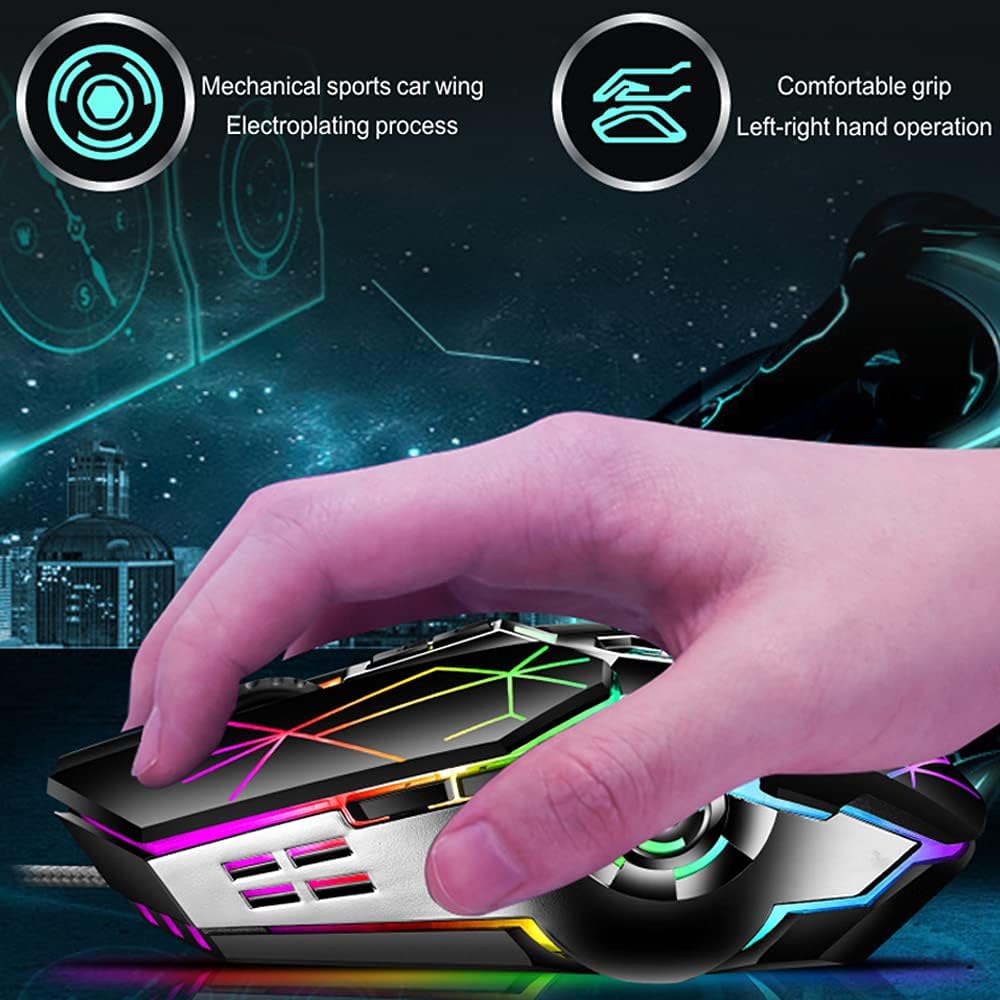 Duurzaam compact gaming toetsenbord (87 toetsen), mechanisch, RGB, blauwe switches, responsief.