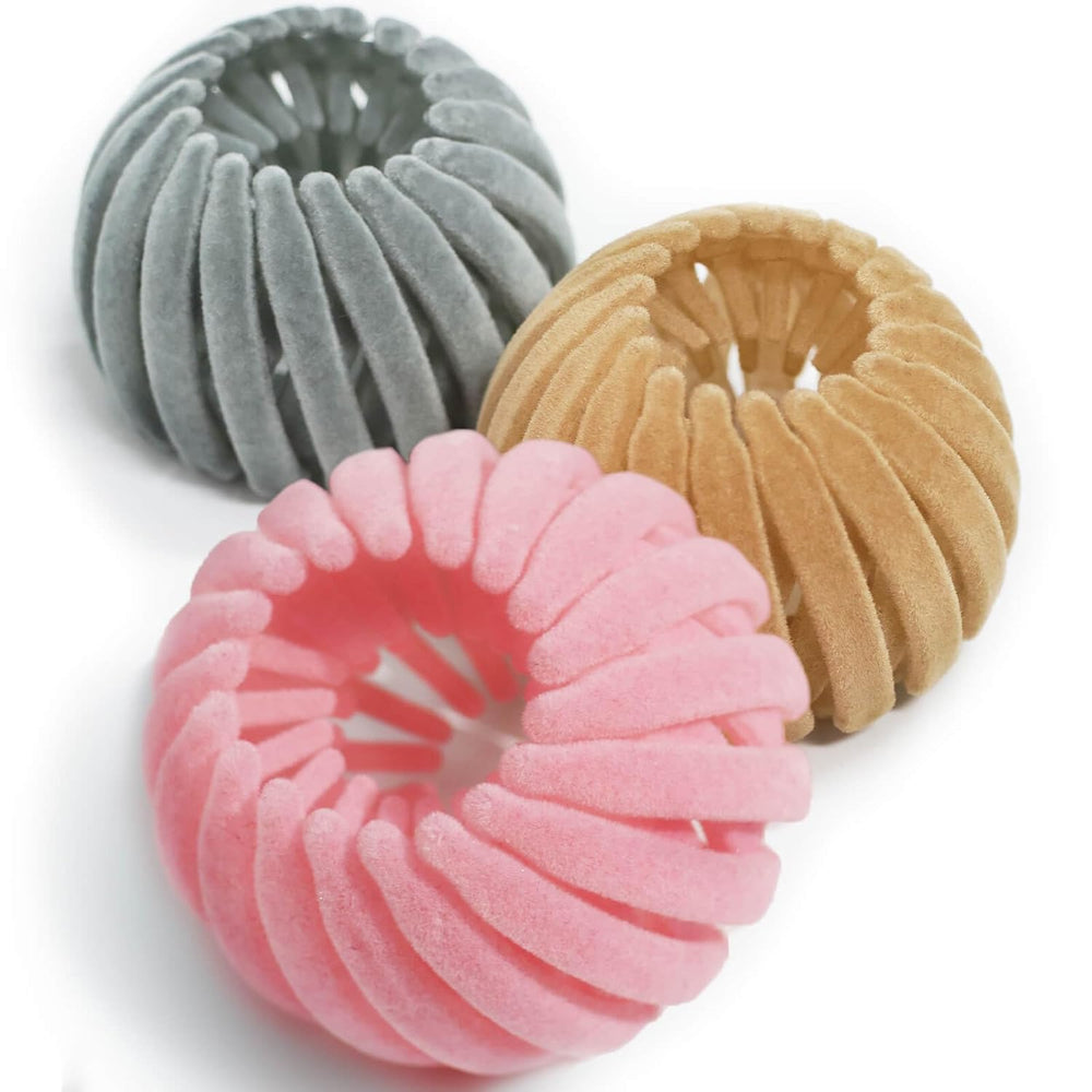 Elegante vogelnest haarclips, set van 3, voor een chique dameskapsel. Veelzijdige haaraccessoires.