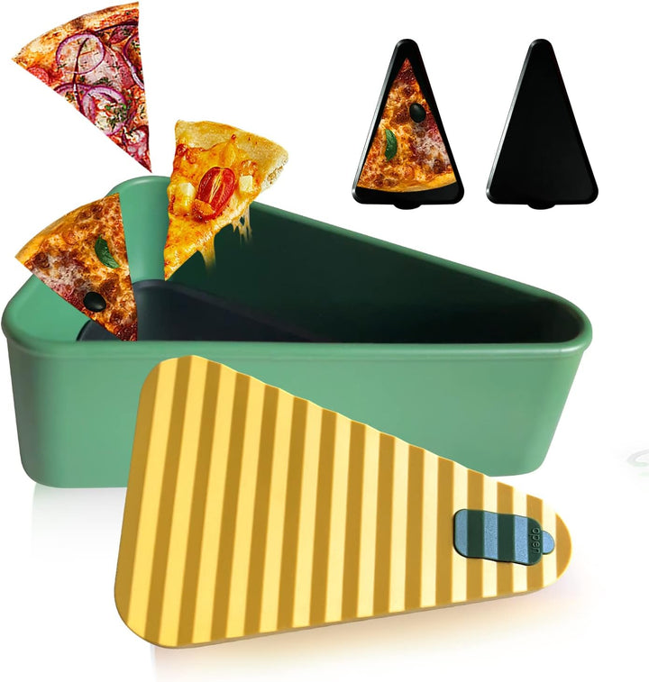 Houd je pizza vers met de SliceSafe siliconen vershouder en deksel.