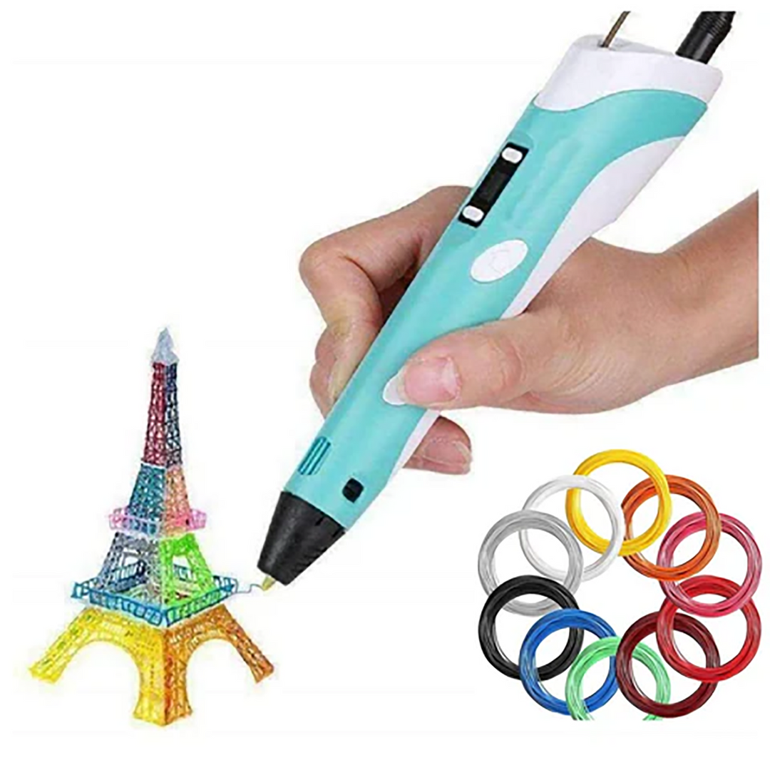 3D printpen voor kinderen, inclusief PLA filament. Creatief speelgoed, educatief cadeau en veel DIY plezier.