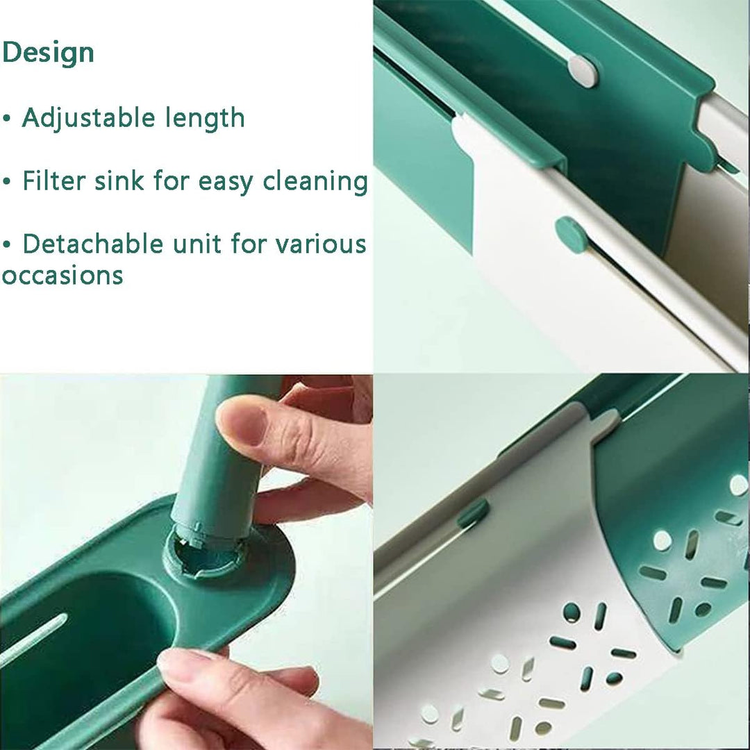 Modern plastic keukenrek; draagt bij aan een hygiënische en georganiseerde keuken. Eenvoudige installatie en compact design.