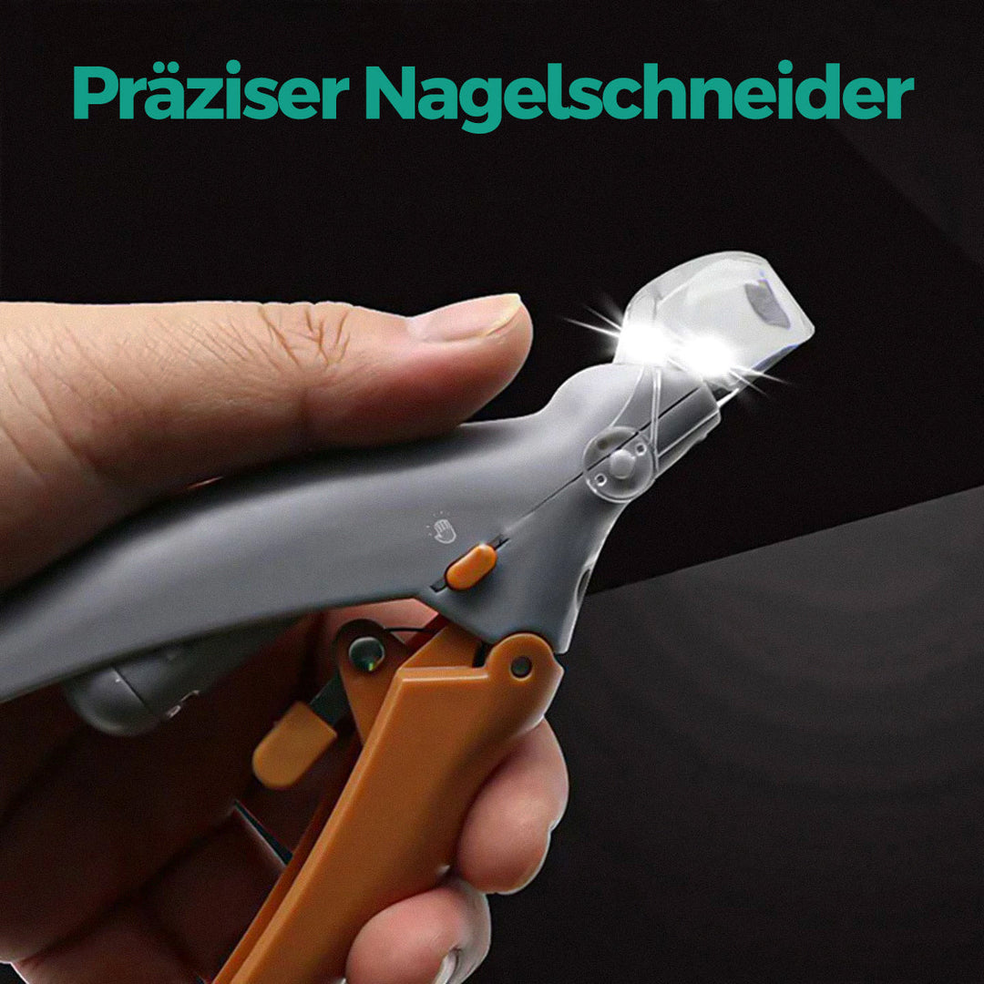 Ergonomisch ontwerp van de nagelknipper voor huisdieren. Comfortabele grip voor precieze en veilige nagelverzorging.