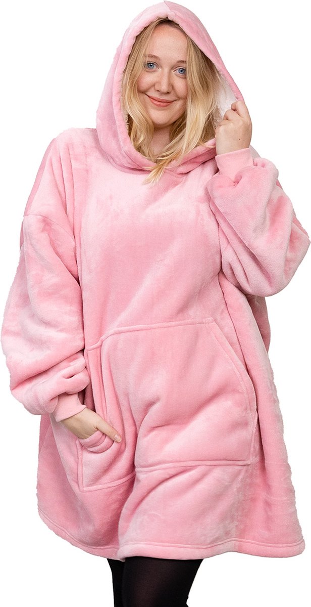 Unisex warme dekenjas van zacht pluche, perfect voor winterse avonden thuis en ultiem comfort.