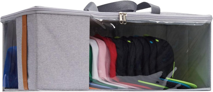 Helvano opbergdoos: beschermt en organiseert tot 35 baseballpetten. Ideaal voor thuis of reizen.