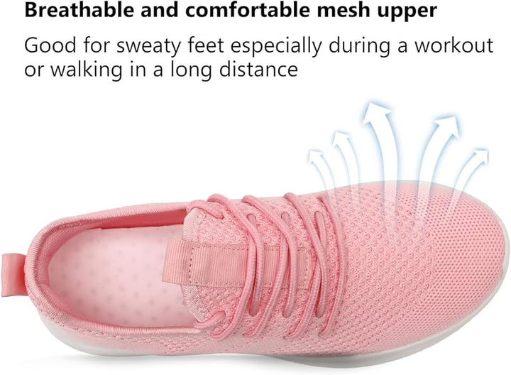 Comfortabele Jesse wandelsneakers voor dames, lichtgewicht en ademend design. Perfect voor actieve dagen.