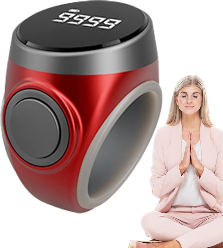 Handige digitale vingerteller voor sport, meditatie of hobby, oplaadbaar.