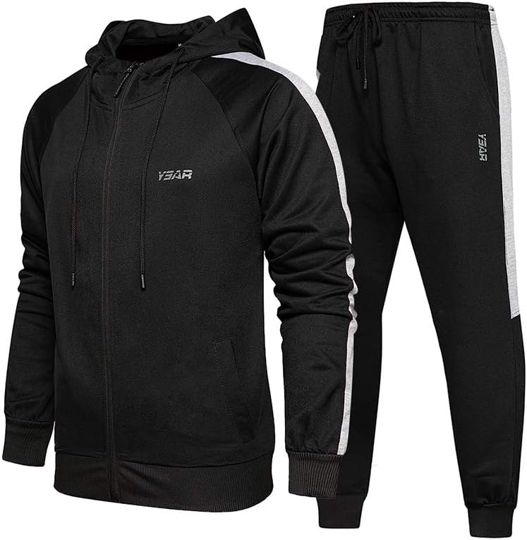 Sportief heren trainingspak Noah, duurzaam polyester voor actieve mannen.