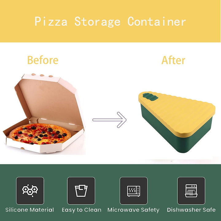 Efficiënte voedsel bewaren met deze multifunctionele pizza opslagcontainer.