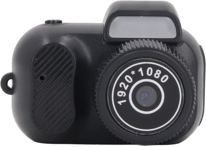 De Lurevo mini digitale camera toont zijn compacte design en accessoires voor 1080P HD video.