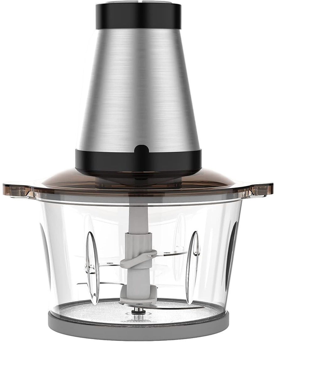 Detail van de ChopPro foodprocessor touch control paneel op de 500W basis, strak design.