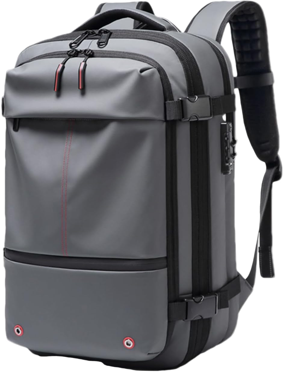 Veelzijdige waterdichte reisrugzak 60L, unisex, met laptopvak, uitbreidbaar voor al je spullen.