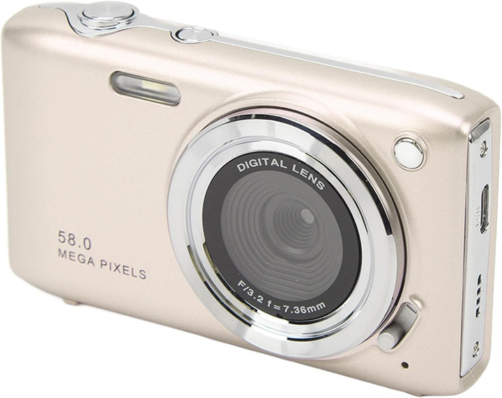 Witte Lumora 4K digitale camera voor fotografie, 58MP en 16x zoom voor details.