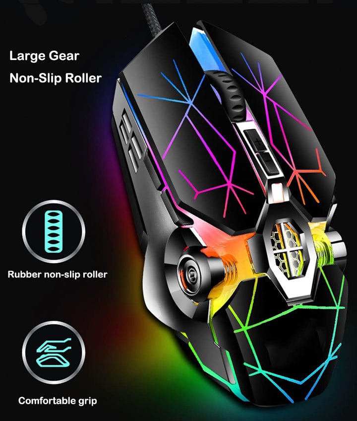 Compact 87-toetsen mechanisch gaming toetsenbord met RGB en kenmerkende blauwe schakelaars.