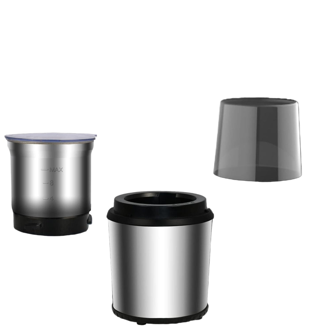 Verse koffiebonen worden gemalen in de krachtige elektrische BrewMate koffiemolen, klaar voor een heerlijk brouwsel.