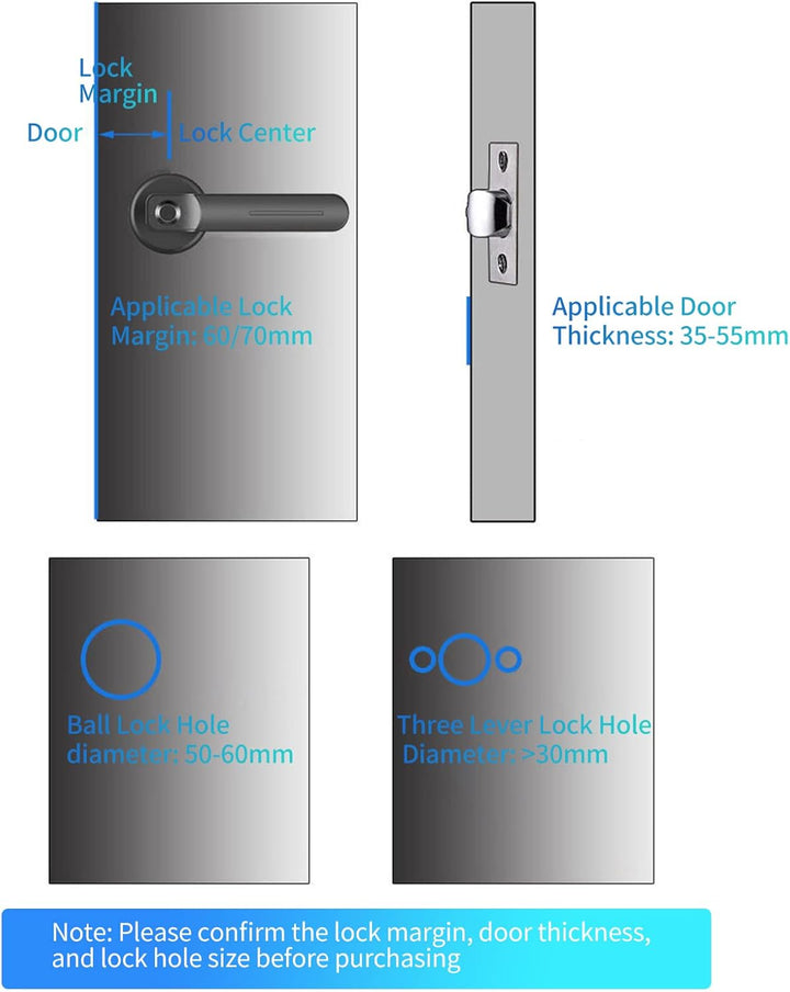 Slim deurslot van Nivora met vingerafdruk en sleuteltoegang. Perfect voor smart home beveiliging.