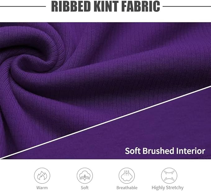 Model draagt comfortabele en warme Paul heren thermo coltrui, klaar voor de winter.