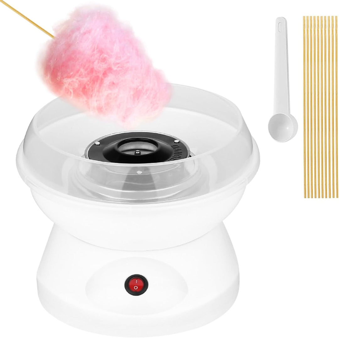 Draagbare Flurina suikerspinmachine voor thuis, perfect voor kinderfeestjes en zoet plezier.
