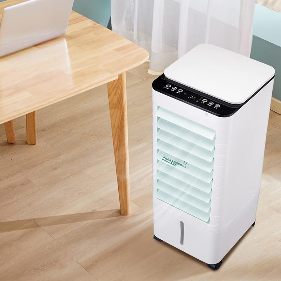 Compacte energiezuinige airco voor kantoor of slaapkamer, zorgt voor snelle en efficiënte verfrissing.