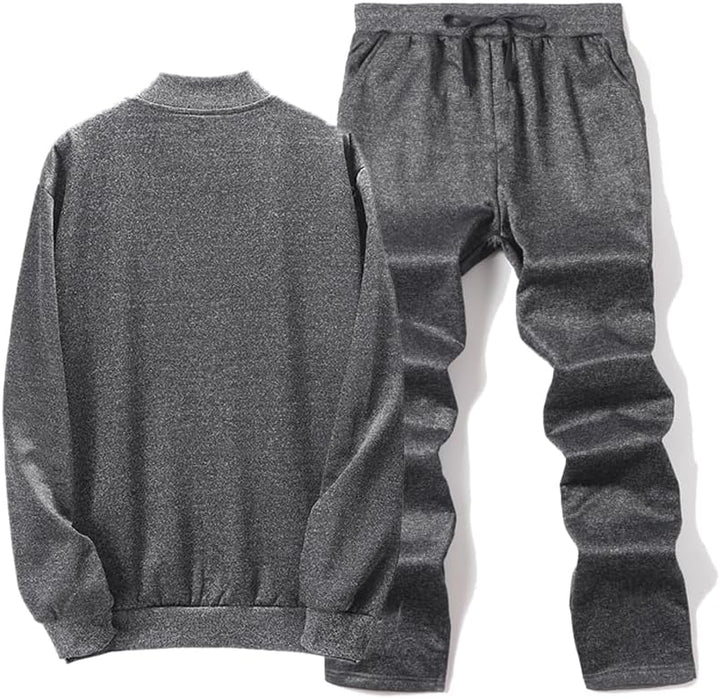Luxe heren trainingspak Noah, comfortabel polyester voor een premium gevoel.