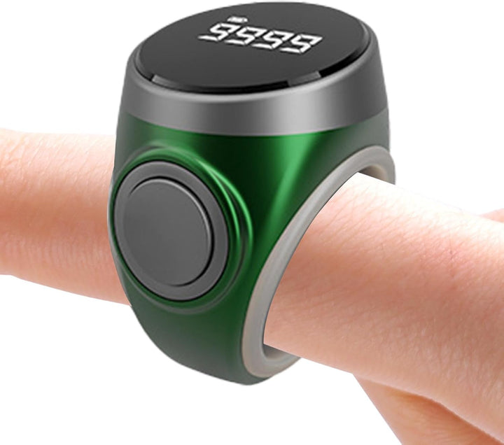 Unisex oplaadbare digitale vingertellerring, essentieel gadget voor tellen.