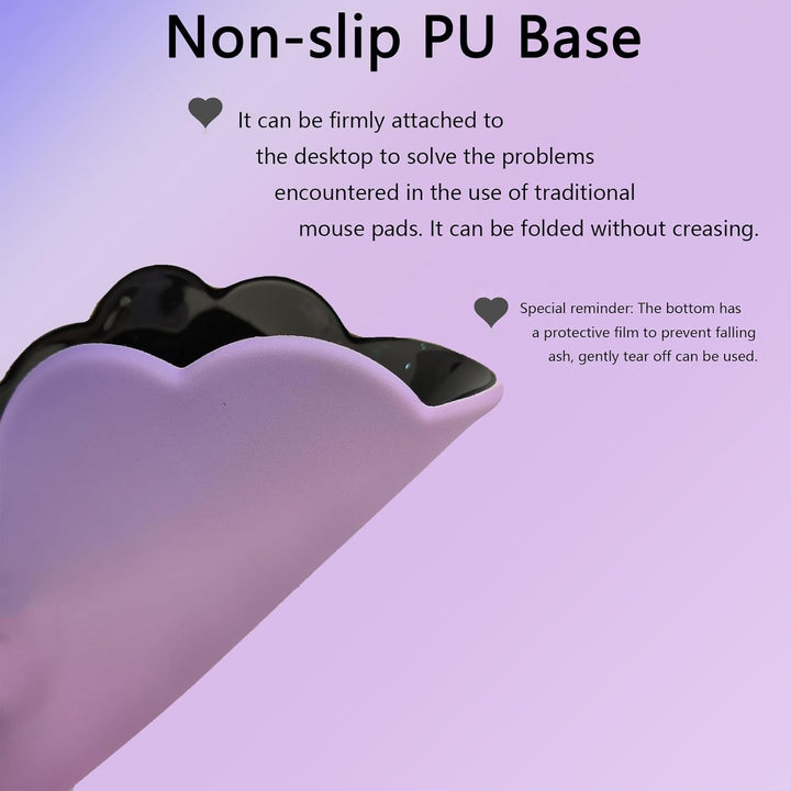 Complete bureau-oplossing: wolken polssteun, muismat en onderzetter voor ergonomisch werken.
