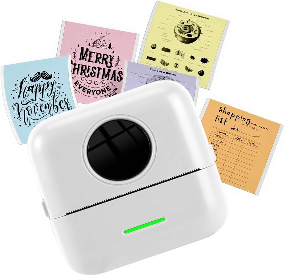 Draagbare Bluetooth etikettenmaker, inktvrij thermisch printen voor organisatie thuis, kantoor of school.