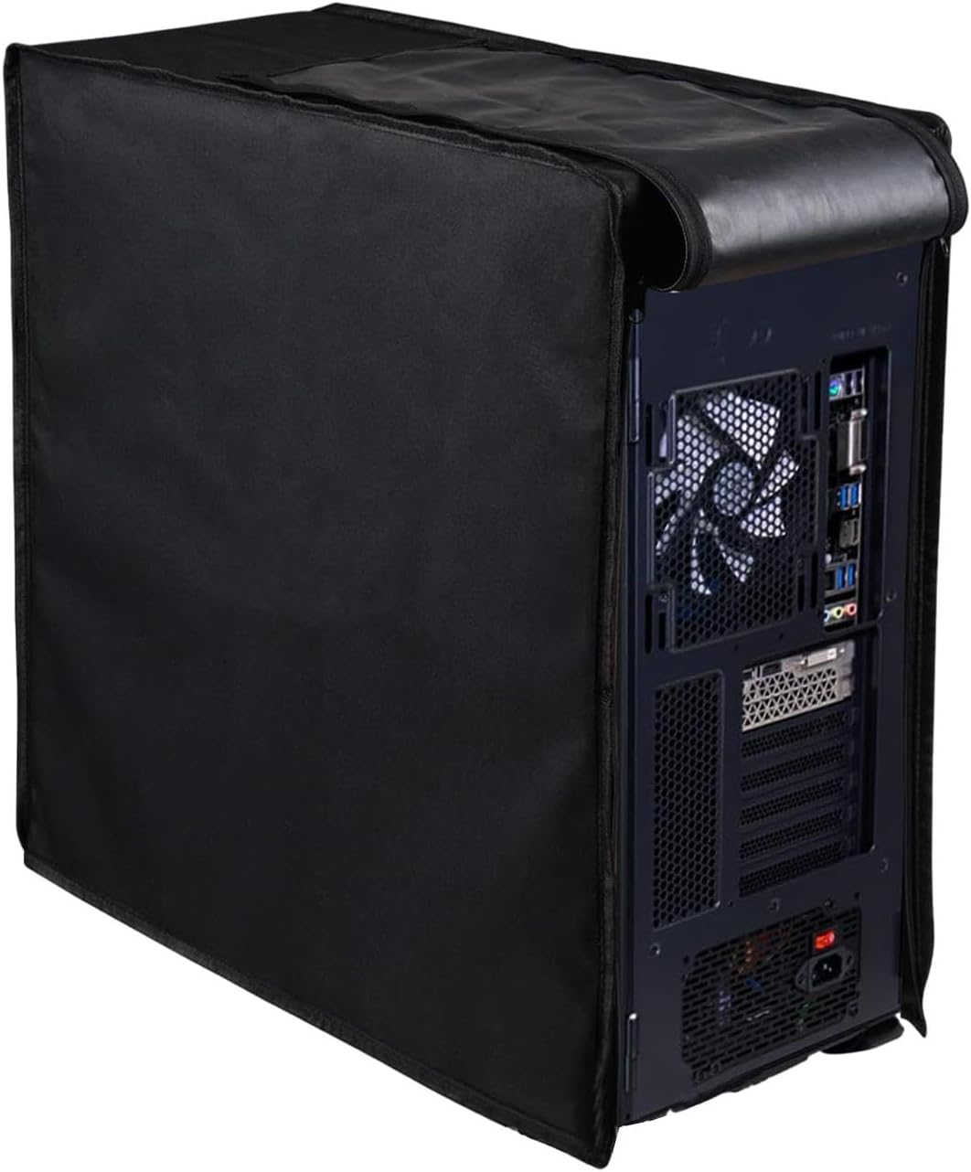 Waterdichte CPU stofhoes met ritsen voor optimale computer bescherming tegen stof en vocht.