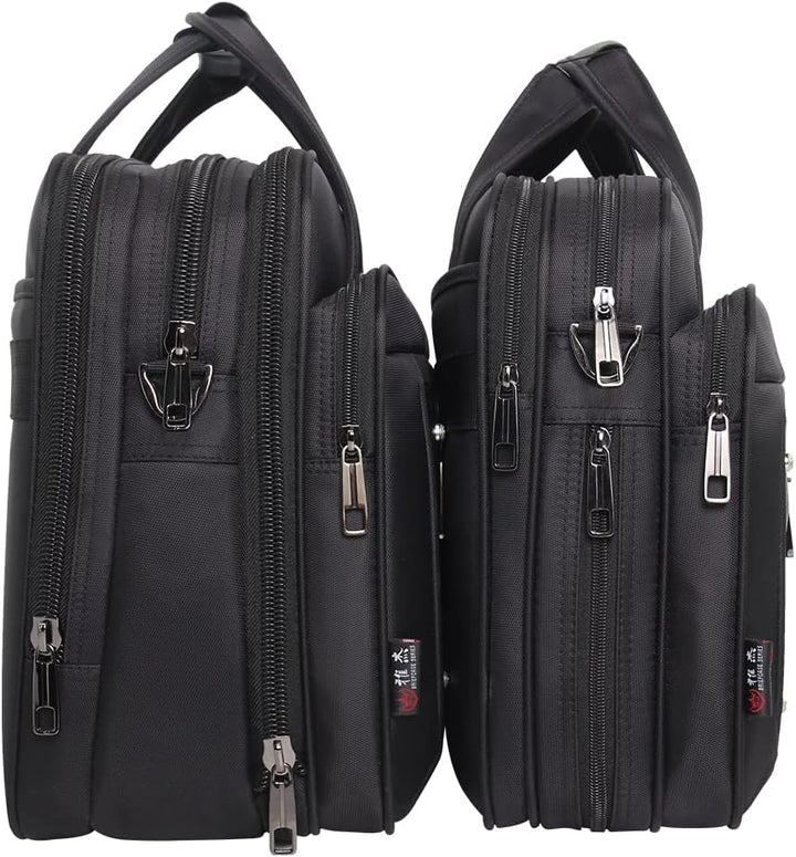 Beschermende heren laptoptas voor veilig transport van uw laptop en accessoires.