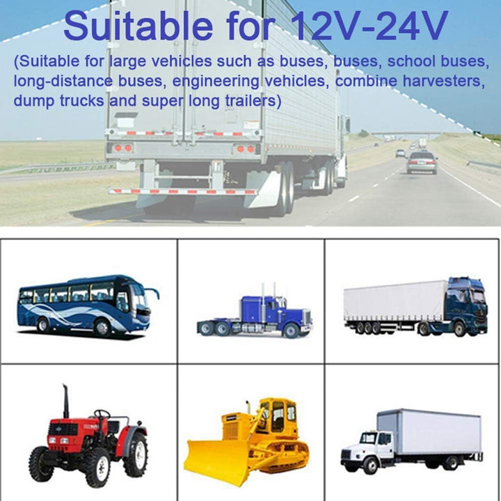 Veilige HD achteruitrijcamera met 18 LED infrarood nachtzicht voor trucks en campers. Waterdicht IP68.