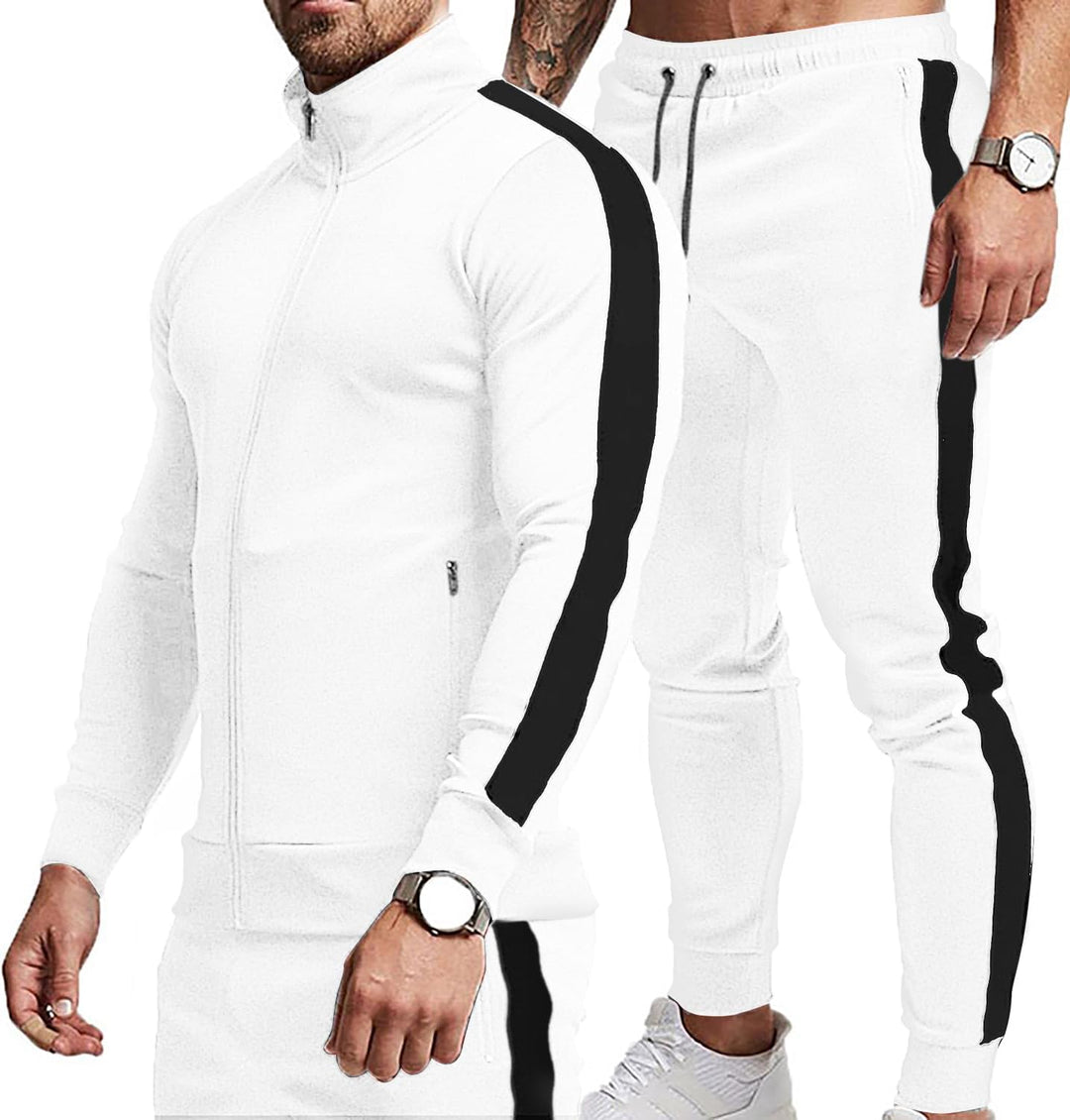 Logan heren trainingspak: comfort, stijl en functionaliteit voor sport en vrije tijd. Ademend.