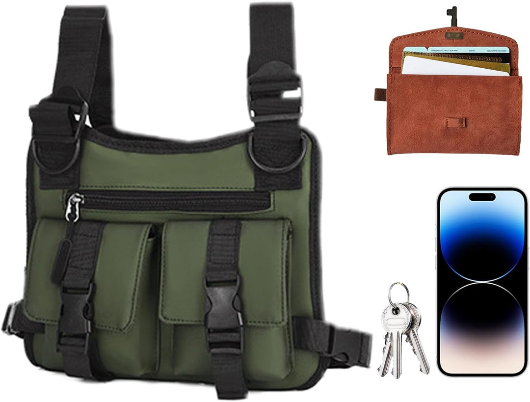 Dravon lichtgewicht hardloopvest voor mannen, verstelbaar, ontworpen voor comfort en efficiëntie.