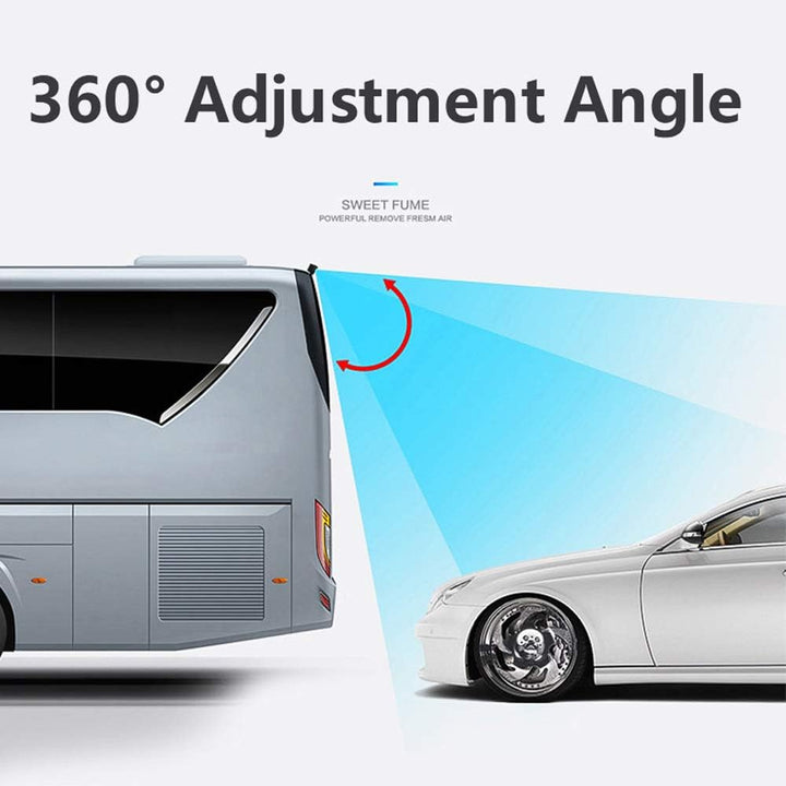 Kristalhelder HD-beeld met deze achteruitrijcamera, ook 's nachts. Perfect voor trucks en campers, waterdicht.