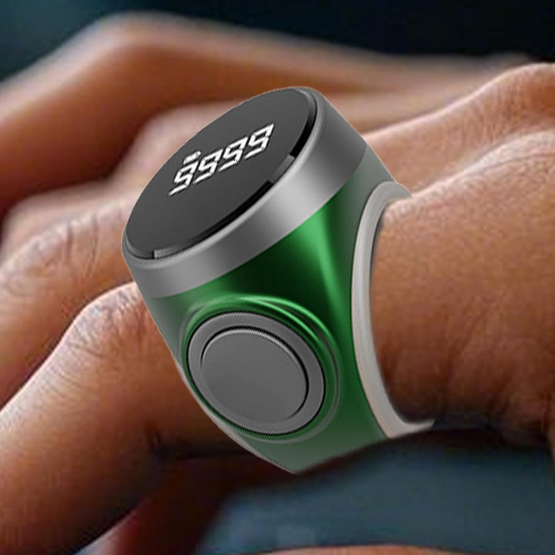 Innovatieve digitale vingerteller, oplaadbaar, met duidelijk 4-cijferig display.